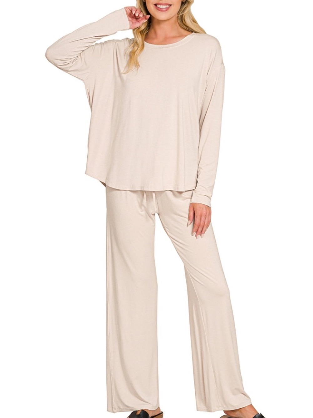 288 - Cozy Mornings Lounge Set in Cream